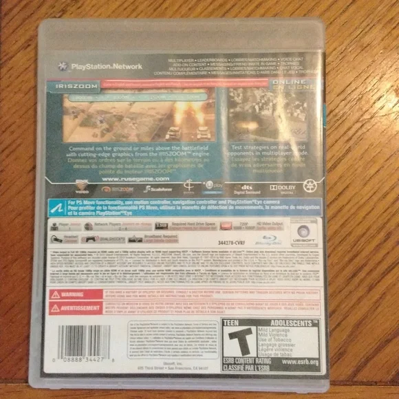 PS3 RUSE Video Game - Picture 2 of 4